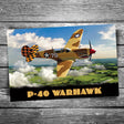 P-40 Warhawk Postcard