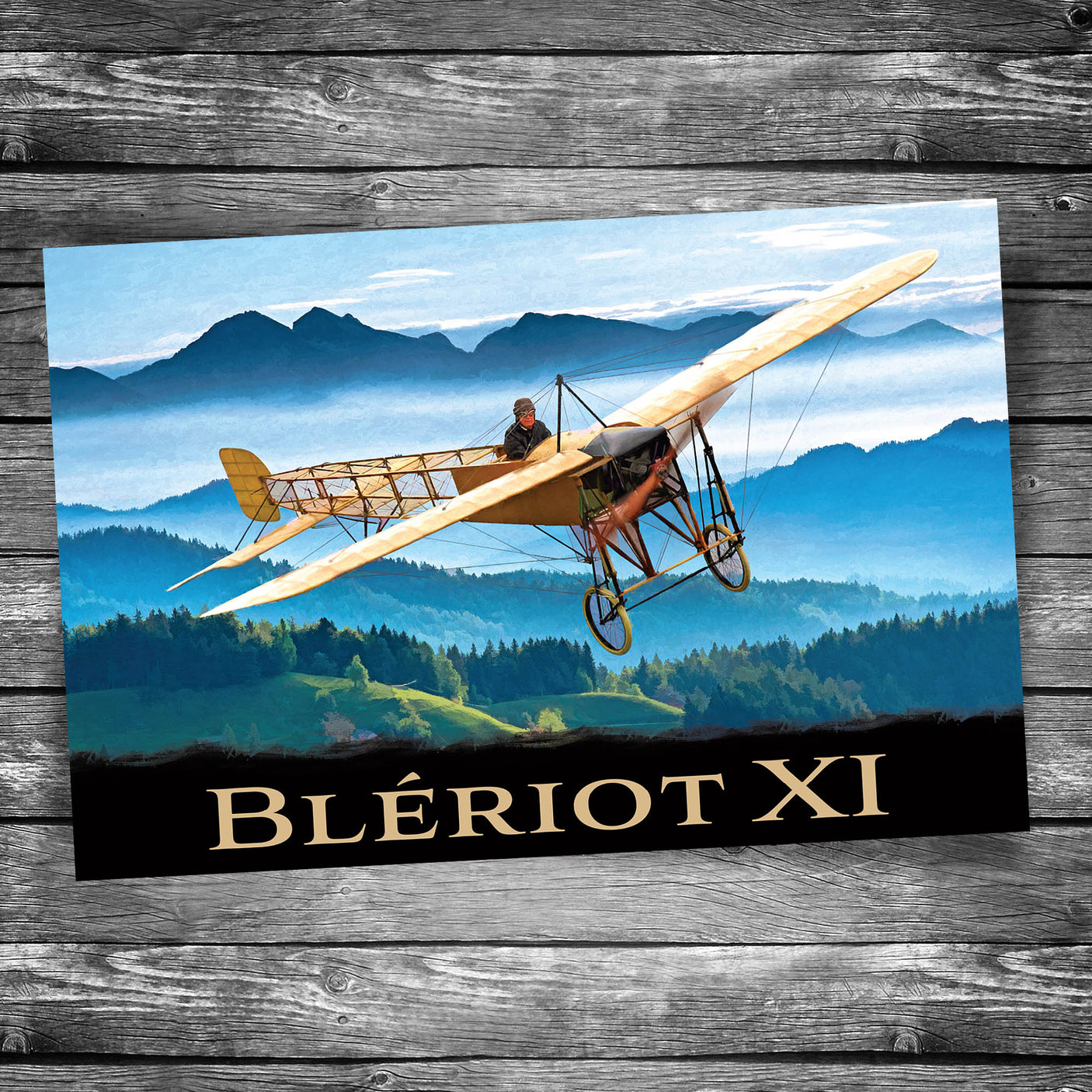 Bleriot XI postcard