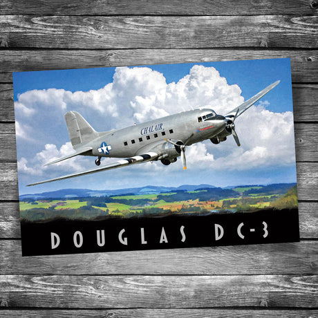 Douglas DC-3 Postcard