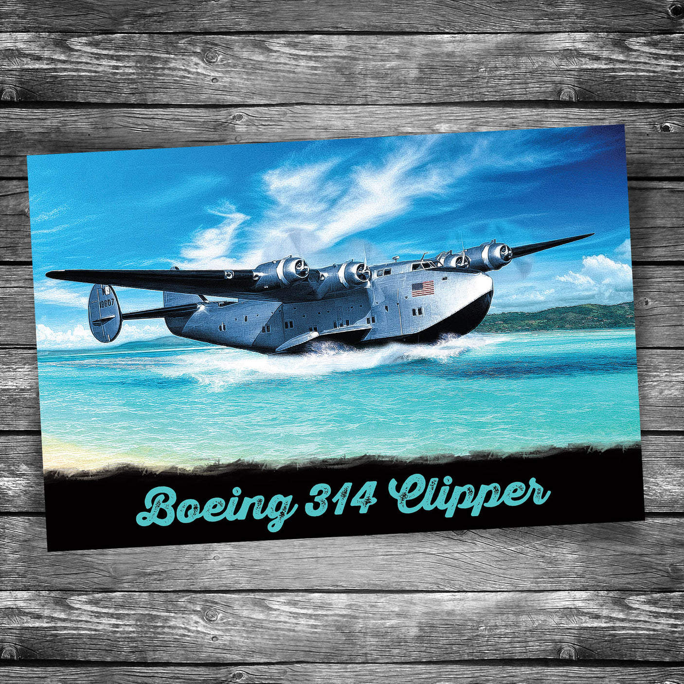 Boeing 314 Clipper Postcard