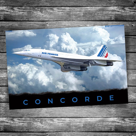 Supersonic Concorde Postcard