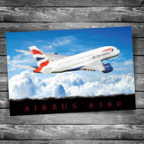 Airbus A380 Postcard