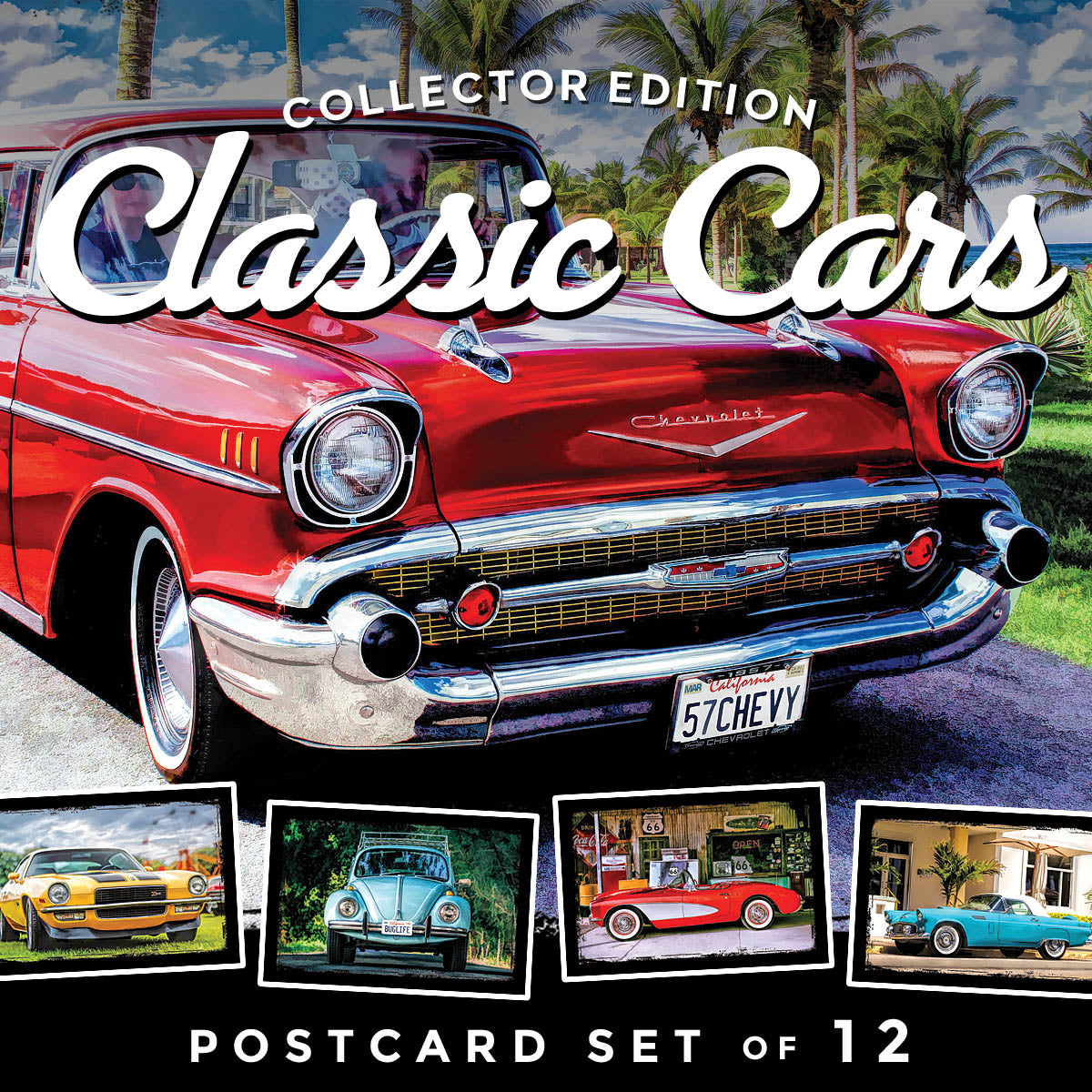 Classic Car Postcards | Set of 12