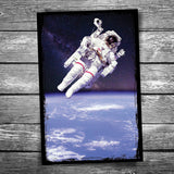 Astronaut Spacewalk Postcard