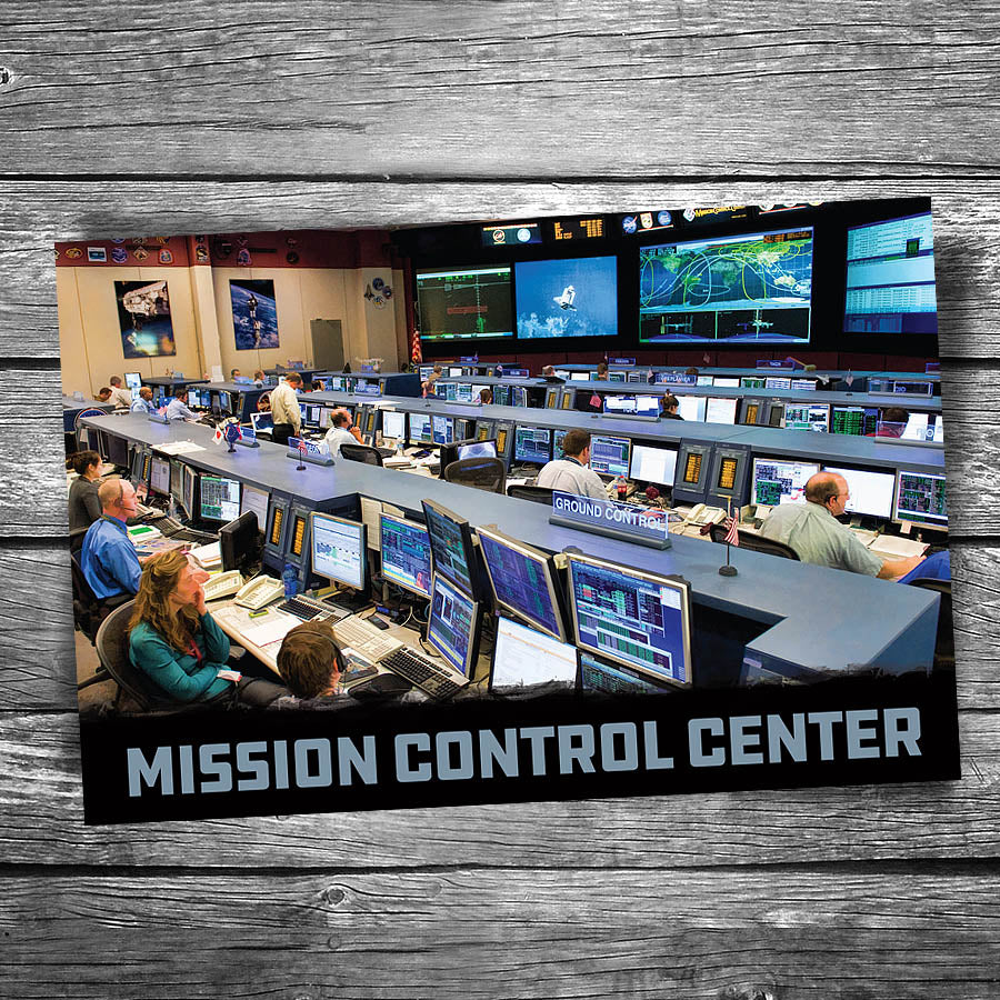 Mission Control Postcard