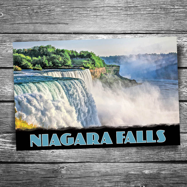 Niagara Falls Sunset Postcard