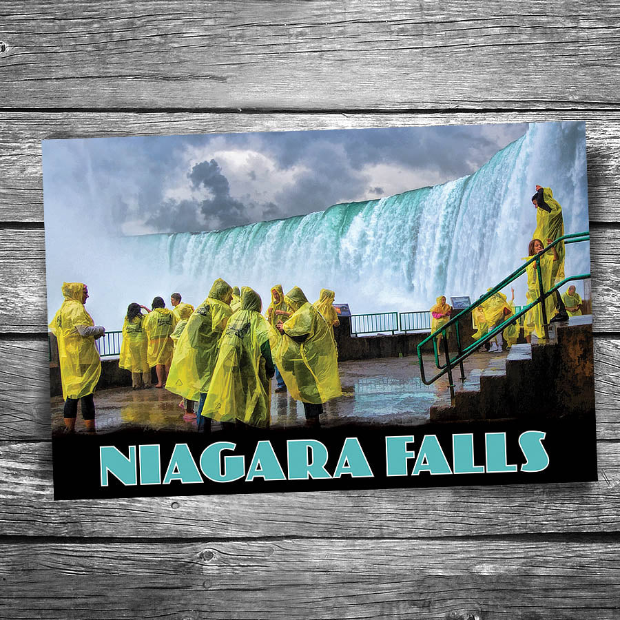 Niagara Falls Raincoats Postcard