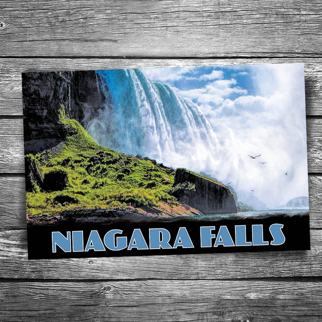 Below Niagara Falls Postcard
