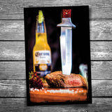 Steak Postcard
