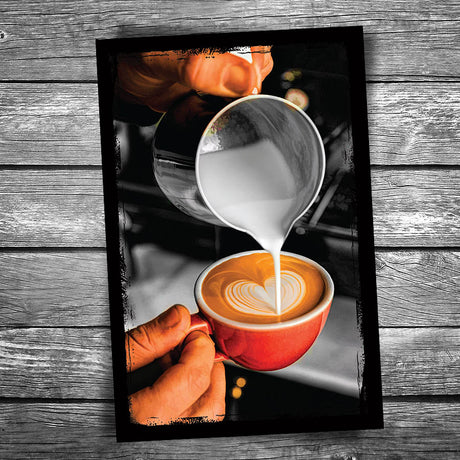 Espresso Heart Postcard