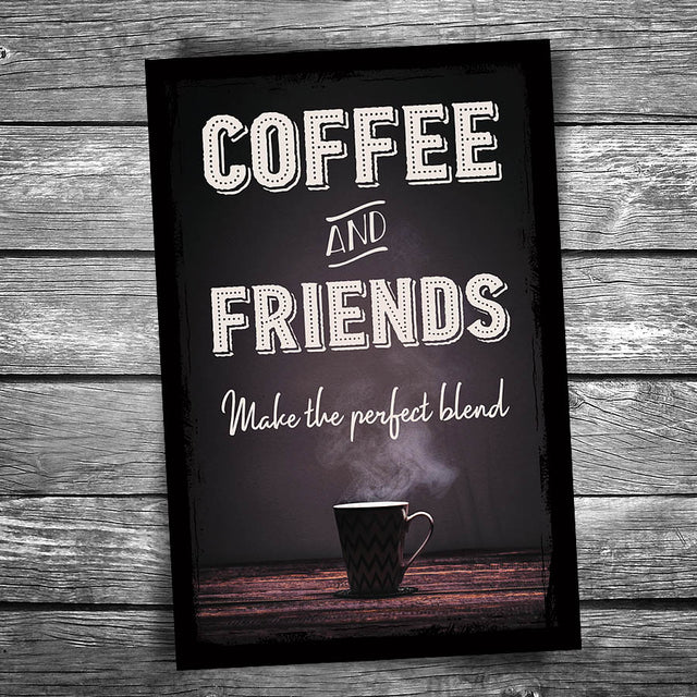 Coffee Friends Postcard