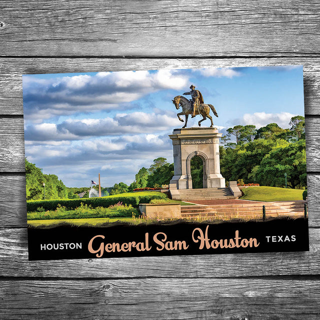Sam Houston Monument Postcard