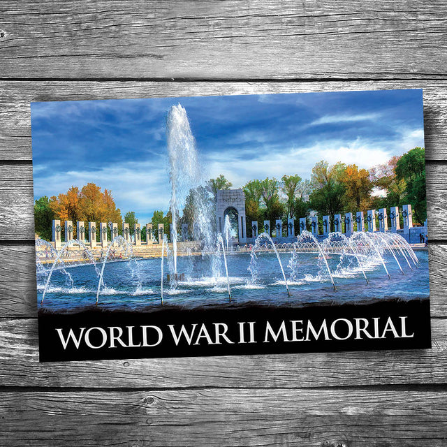 World War II Memorial Postcard