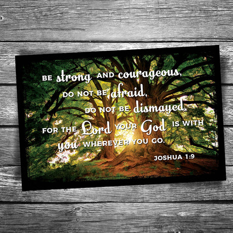 Be Strong and Courageous Postcard