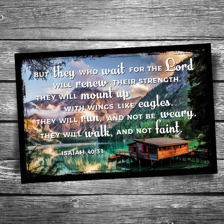 Wait for the Lord Postcard