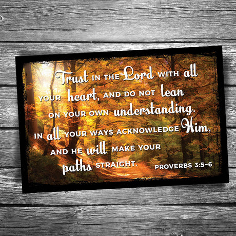 Trust in the Lord Postcard