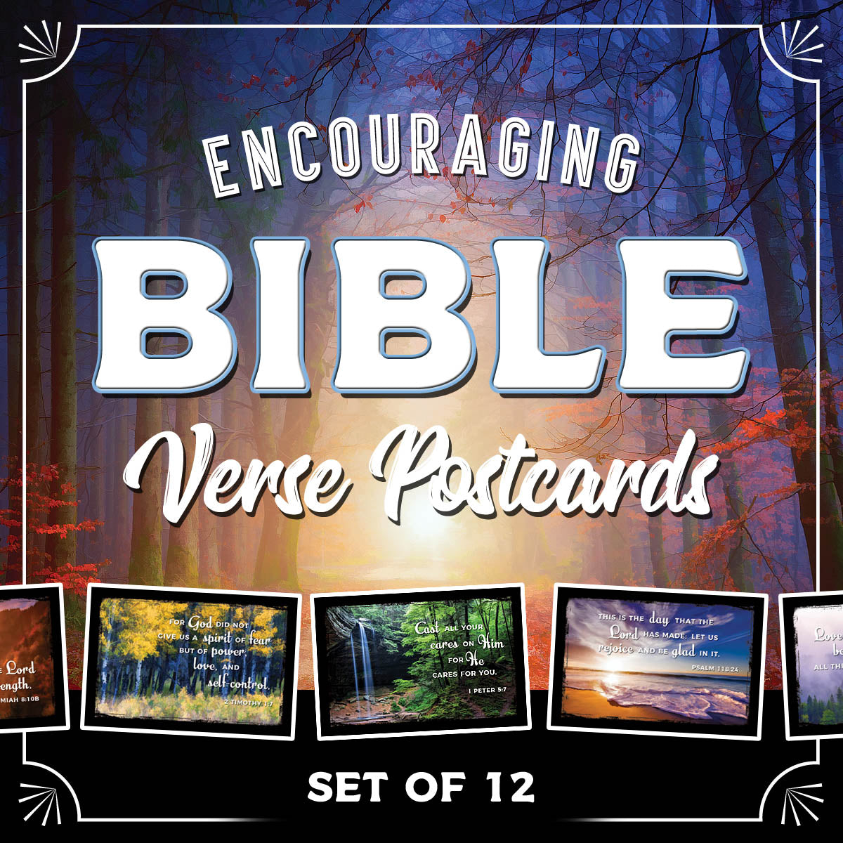 Bible Verse Postcards | Set of 12