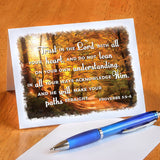 Trust in the Lord Notecard