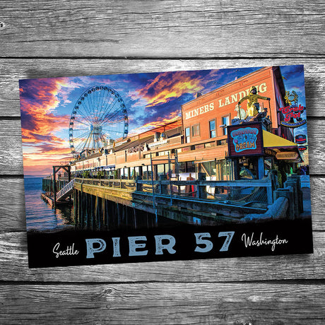 Seattle Pier 57 Postcard