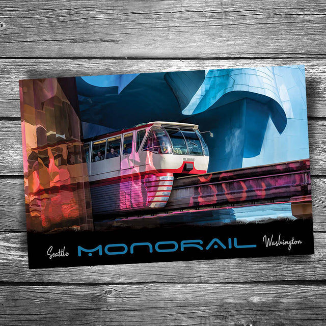 Seattle Monorail Postcard