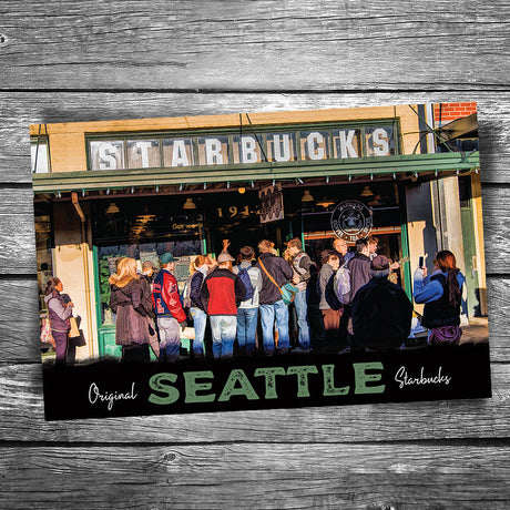 Seattle Original Starbucks Postcard