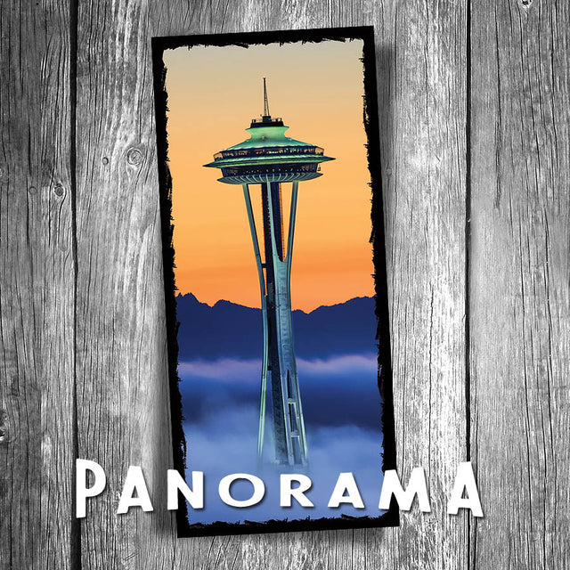 Seattle Space Needle Panorama Postcard