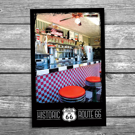 Route 66 Lucille's Roadhouse Diner Postcard
