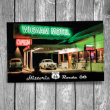 Route 66 Wigwam Motel Postcard