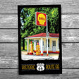 Route 66 Soulsby Service Station Postcard