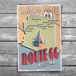 Greetings from Route 66 Arizona Map Postcard