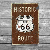 Route 66 Highway Sign Postcard