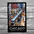 Chicago "EL" Loop Postcard