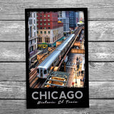 Chicago "EL" Loop Postcard