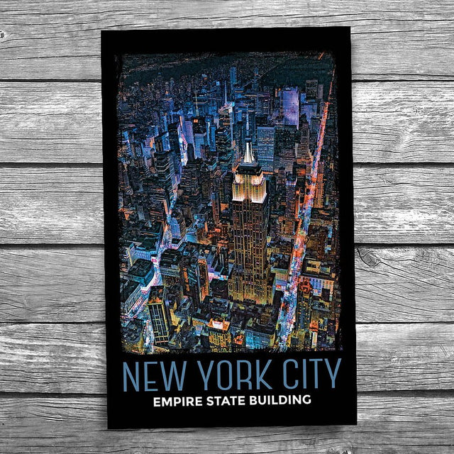Empire State Building City Lights New York City Postcard