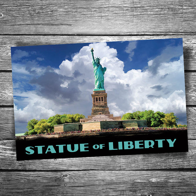 Statue of Liberty New York City Horizontal Postcard