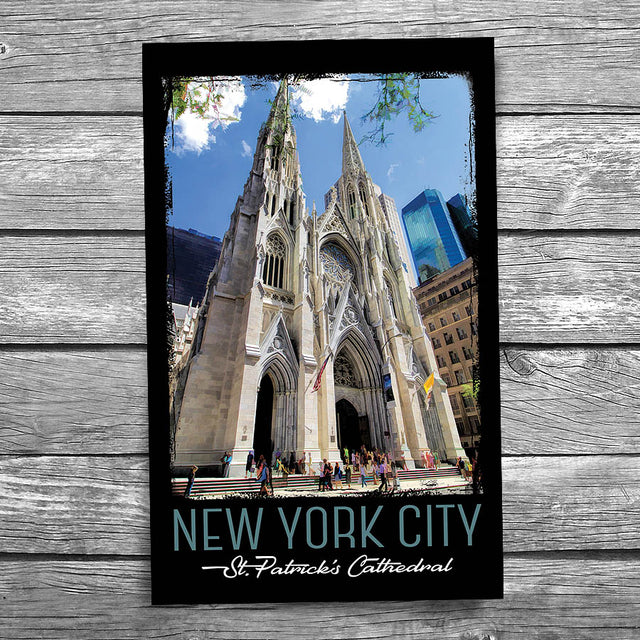 St Patrick's Cathedral Exterior New York City Postcard